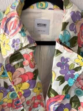 Moschino Cheap and Chic Floral Coat, Size 6-8 M